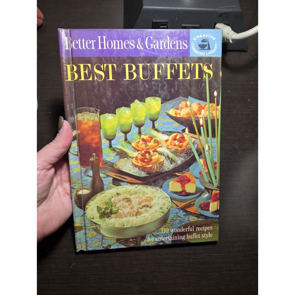 Vintage 1963 Better Homes And Gardens Best Buffets Cookbook